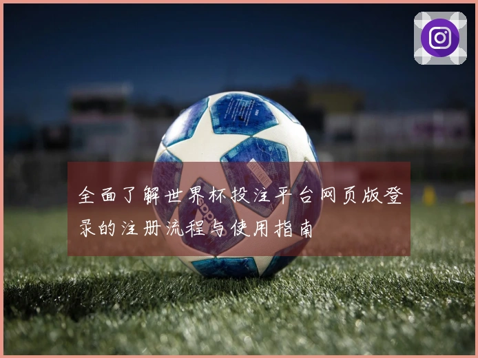 全面了解世界杯投注平台网页版登录的注册流程与使用指南