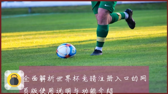 全面解析世界杯竞猜注册入口的网页版使用说明与功能介绍